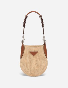 Raffia Hobo Bag